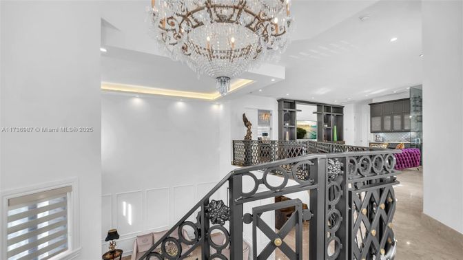 Chandelier, Interior, Recessed Lighting
