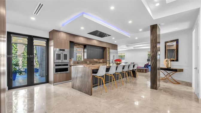 Interior, Kitchen, Recessed Lighting, Stainless Steel Appliances