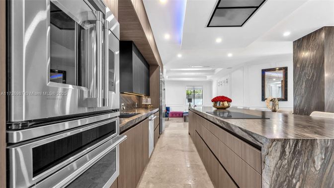 Interior, Kitchen, Recessed Lighting, Stainless Steel Appliances
