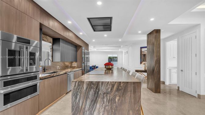 Interior, Kitchen, Recessed Lighting, Stainless Steel Appliances