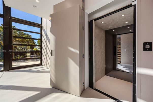 Elevator, Interior, Recessed Lighting