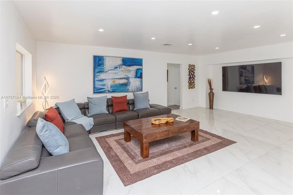 Interior, Living room, Marble, Recessed Lighting