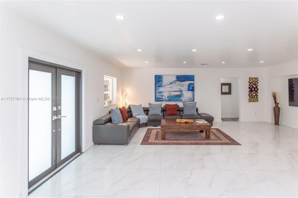 Interior, Living room, Marble, Recessed Lighting