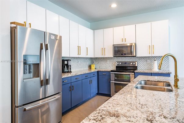 Interior, Kitchen, Recessed Lighting, Stainless Steel Appliances