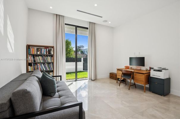 Home Office, Interior, Recessed Lighting