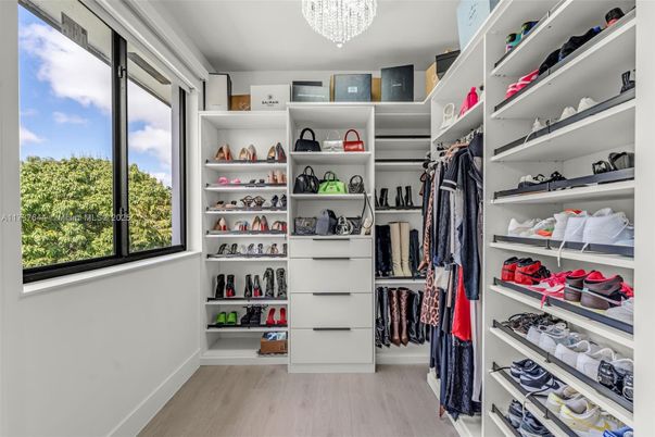 Interior, Walk-in Closets, Wood Texture Flooring