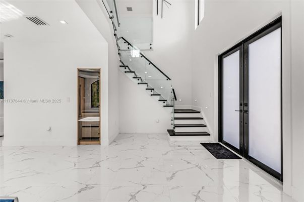 Interior, Marble, Recessed Lighting