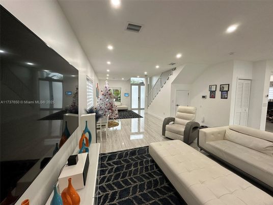 Interior, Living room, Recessed Lighting