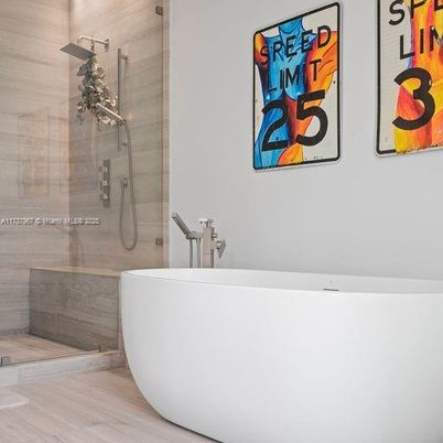 Bathroom, Free Standing Baths, Glass Shower, Interior