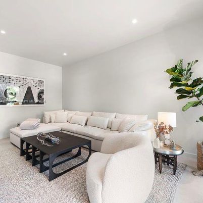 Interior, Living room, Recessed Lighting