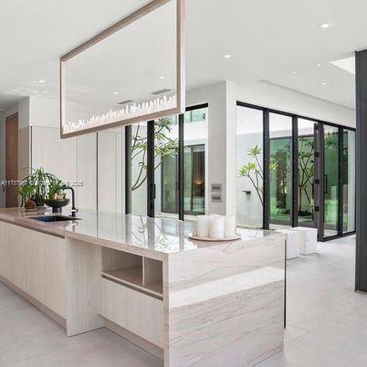 Interior, Marble, Recessed Lighting