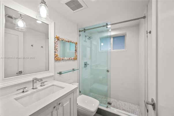Bathroom, Glass Shower, Interior