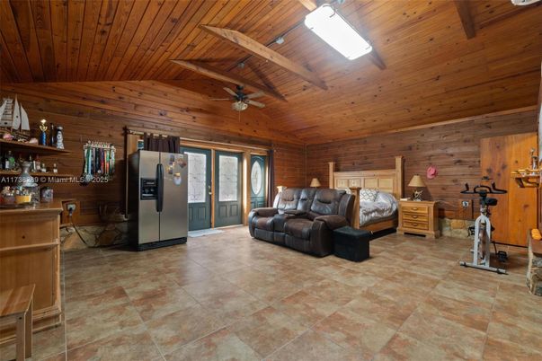 Bedroom, Interior, Wooden Beams, Wooden Ceilings, Wooden Walls