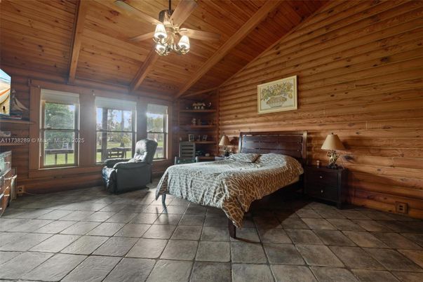 Bedroom, Interior, Wooden Beams, Wooden Ceilings, Wooden Walls