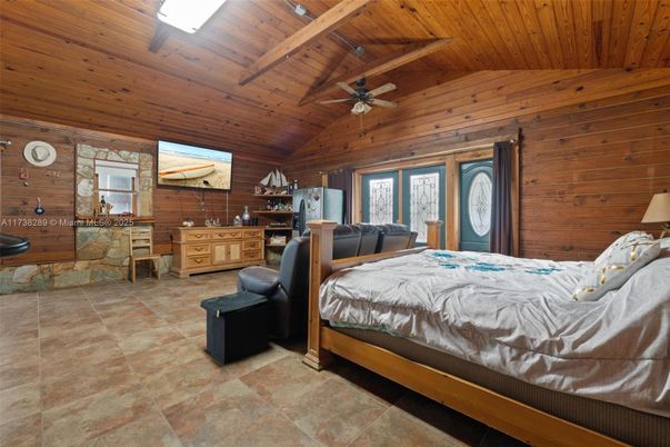 Bedroom, Interior, Wooden Beams, Wooden Ceilings, Wooden Walls