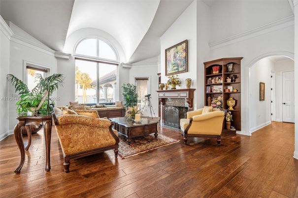Fireplace, Interior, Living room, Wood Texture Flooring