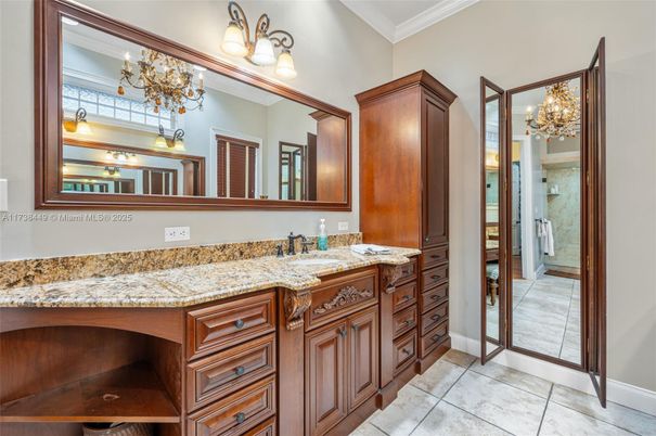 Bathroom, Dual Sink Vanities, Glass Shower, Interior