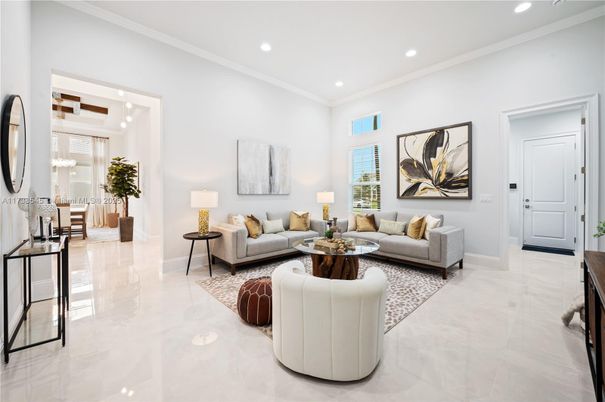 Interior, Living room, Recessed Lighting