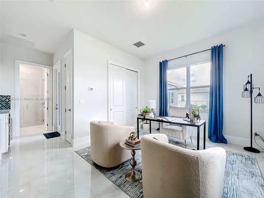 Home Office, Interior, Recessed Lighting