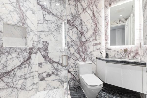 Bathroom, Interior, Marble, Marble Walls