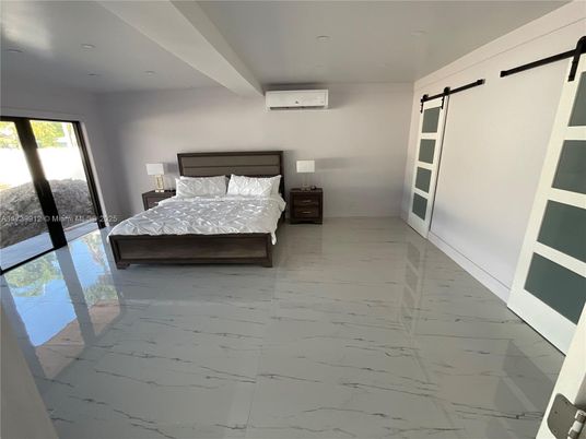 Bedroom, Interior, Marble, Recessed Lighting