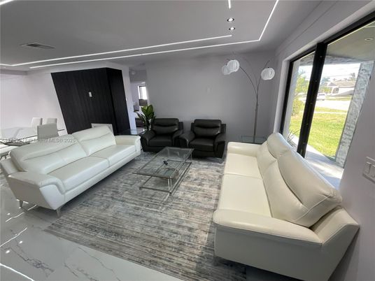 Interior, Living room, Recessed Lighting