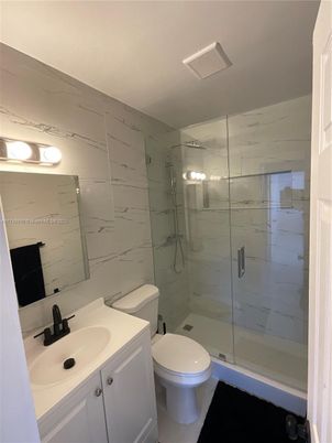 Bathroom, Glass Shower, Interior, Marble Walls