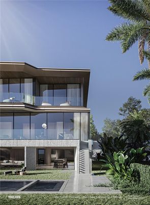 Exterior, Facade, Modern