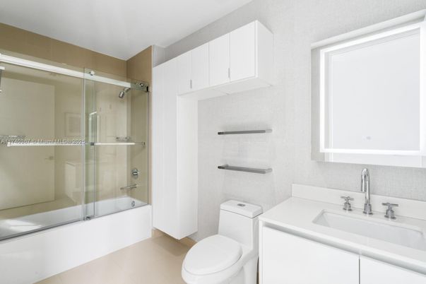 Bathroom, Glass Shower, Interior