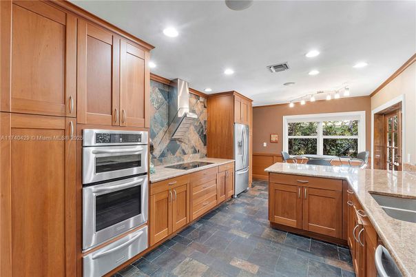 Interior, Kitchen, Recessed Lighting, Stainless Steel Appliances