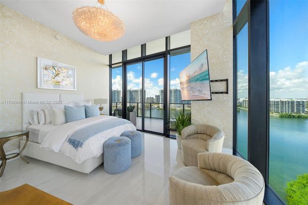 Bedroom, Chandelier, Interior, Water