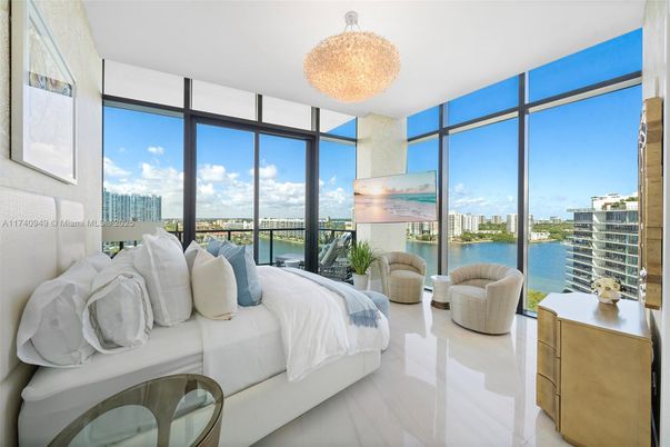 Bedroom, Chandelier, Interior, Water