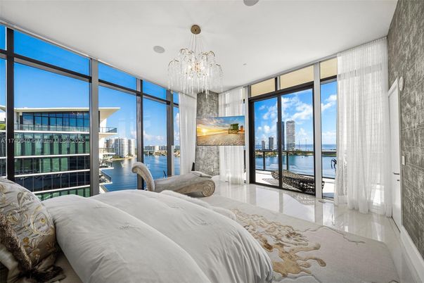 Bedroom, Chandelier, Interior, Water