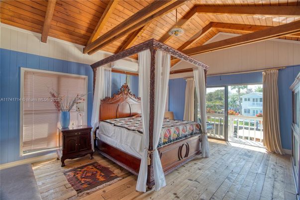 Bedroom, Interior, Wooden Beams, Wooden Ceilings, Wood Texture Flooring