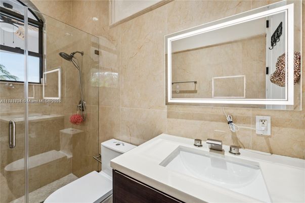 Bathroom, Glass Shower, Interior