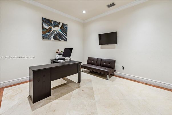 Home Office, Interior, Recessed Lighting