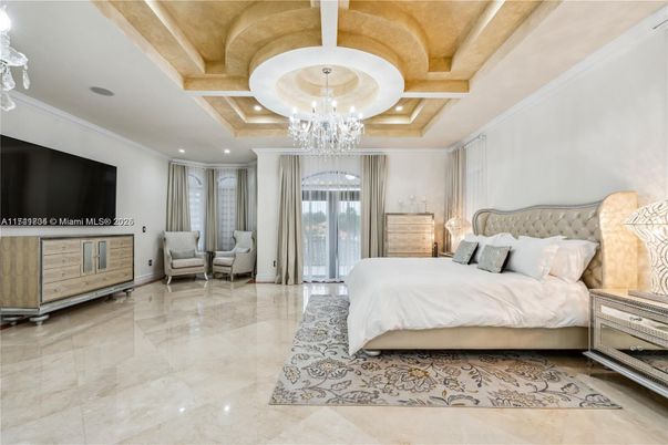 Bedroom, Chandelier, Interior, Recessed Lighting