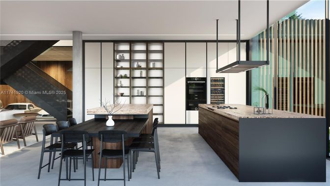 Dining room, Interior, Pendant Lights