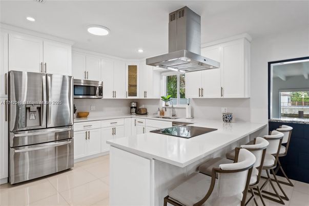 Interior, Kitchen, Recessed Lighting, Stainless Steel Appliances