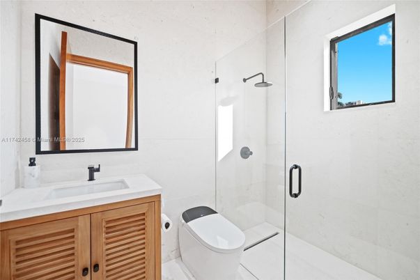 Bathroom, Glass Shower, Interior