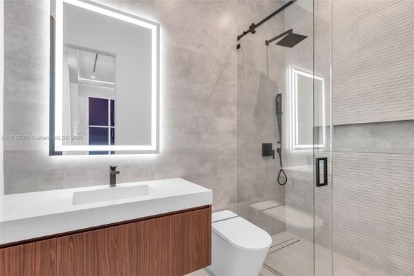 Bathroom, Glass Shower, Interior