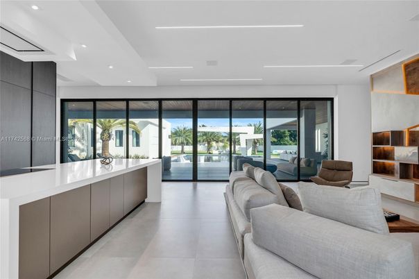 Interior, Living room, Recessed Lighting