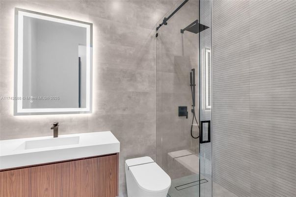 Bathroom, Glass Shower, Interior
