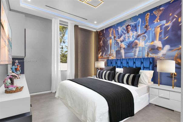 Bedroom, Interior, Recessed Lighting
