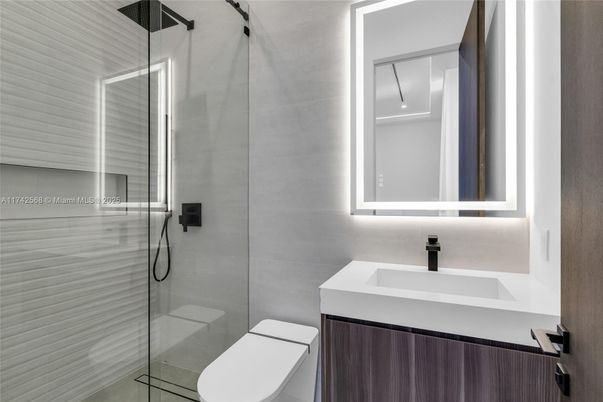 Bathroom, Glass Shower, Interior
