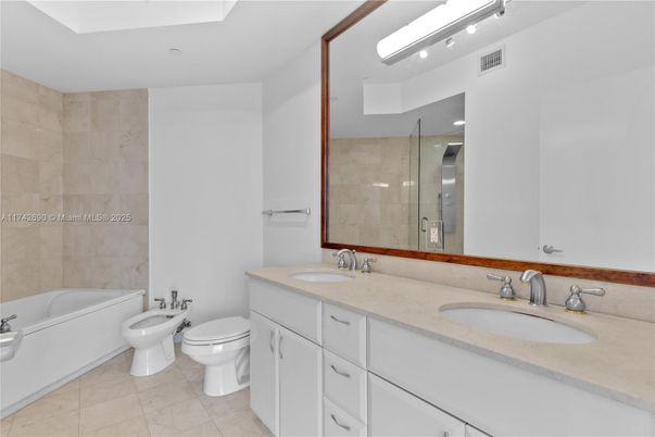 Bathroom, Dual Sink Vanities, Glass Shower, Interior