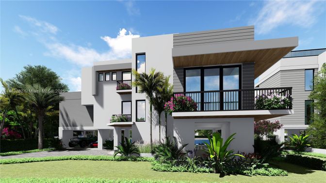 Backyard, Exterior, Facade, Modern