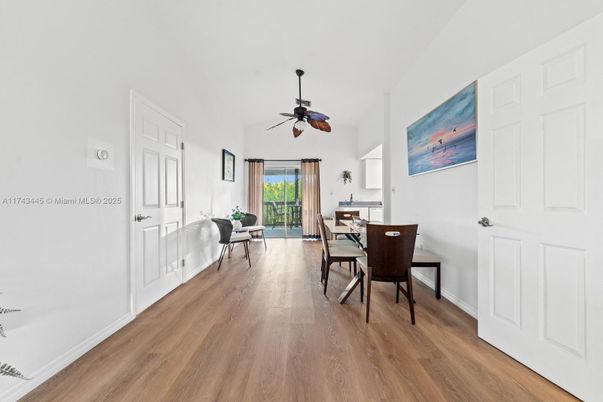 Dining room, Interior, Wood Texture Flooring
