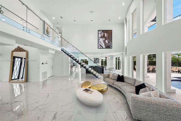 Interior, Living room, Marble, Recessed Lighting