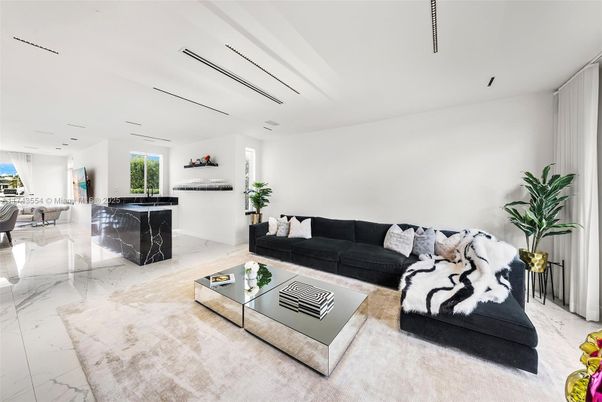 Interior, Living room, Marble, Recessed Lighting